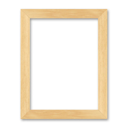 La cornice grezza 30×40 cm su fondo bianco