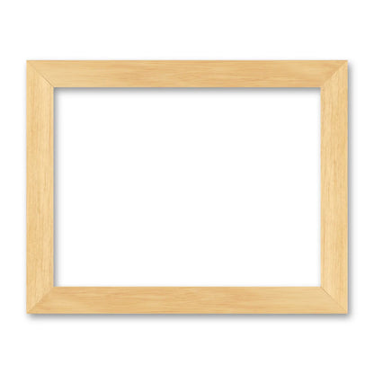 La cornice grezza 30×40 cm di traverso su fondo bianco