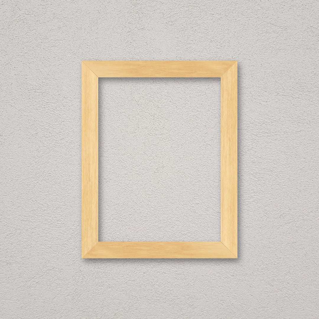 La cornice grezza 30×40 cm a parete: la cornice pronta per la tua immagine