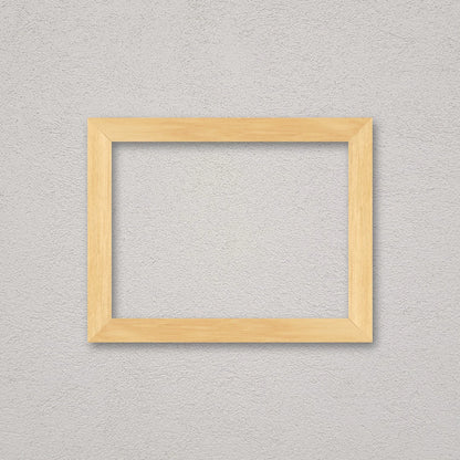 La cornice grezza 30×40 cm a parete di traverso: la cornice pronta per la tua immagine