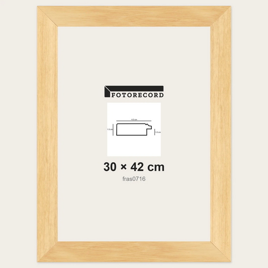 Cornici grezze fai-da-te 30x42 cm — Profilo piatto 40x15 mm