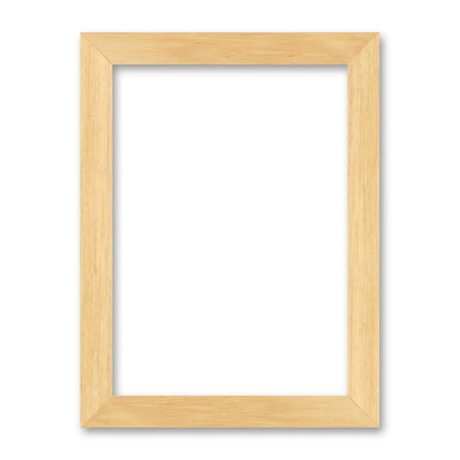 La cornice grezza 30×42 cm su fondo bianco