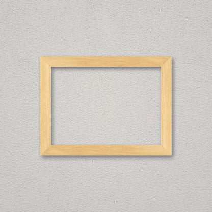 La cornice grezza 30×42 cm a parete di traverso: la cornice pronta per la tua immagine