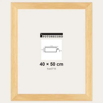 Cornici grezze fai-da-te 40x50 cm — Profilo piatto 40x15 mm