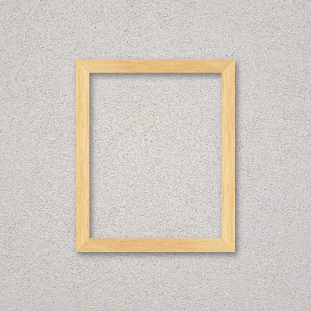 La cornice grezza 40×50 cm a parete: la cornice pronta per la tua immagine