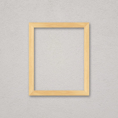 La cornice grezza 40×50 cm a parete: la cornice pronta per la tua immagine