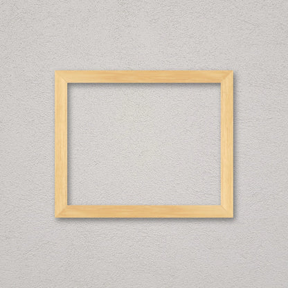 La cornice grezza 40×50 cm a parete di traverso: la cornice pronta per la tua immagine