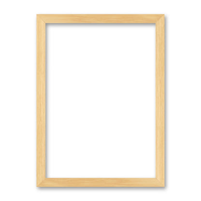 La cornice grezza 50×70 cm su fondo bianco