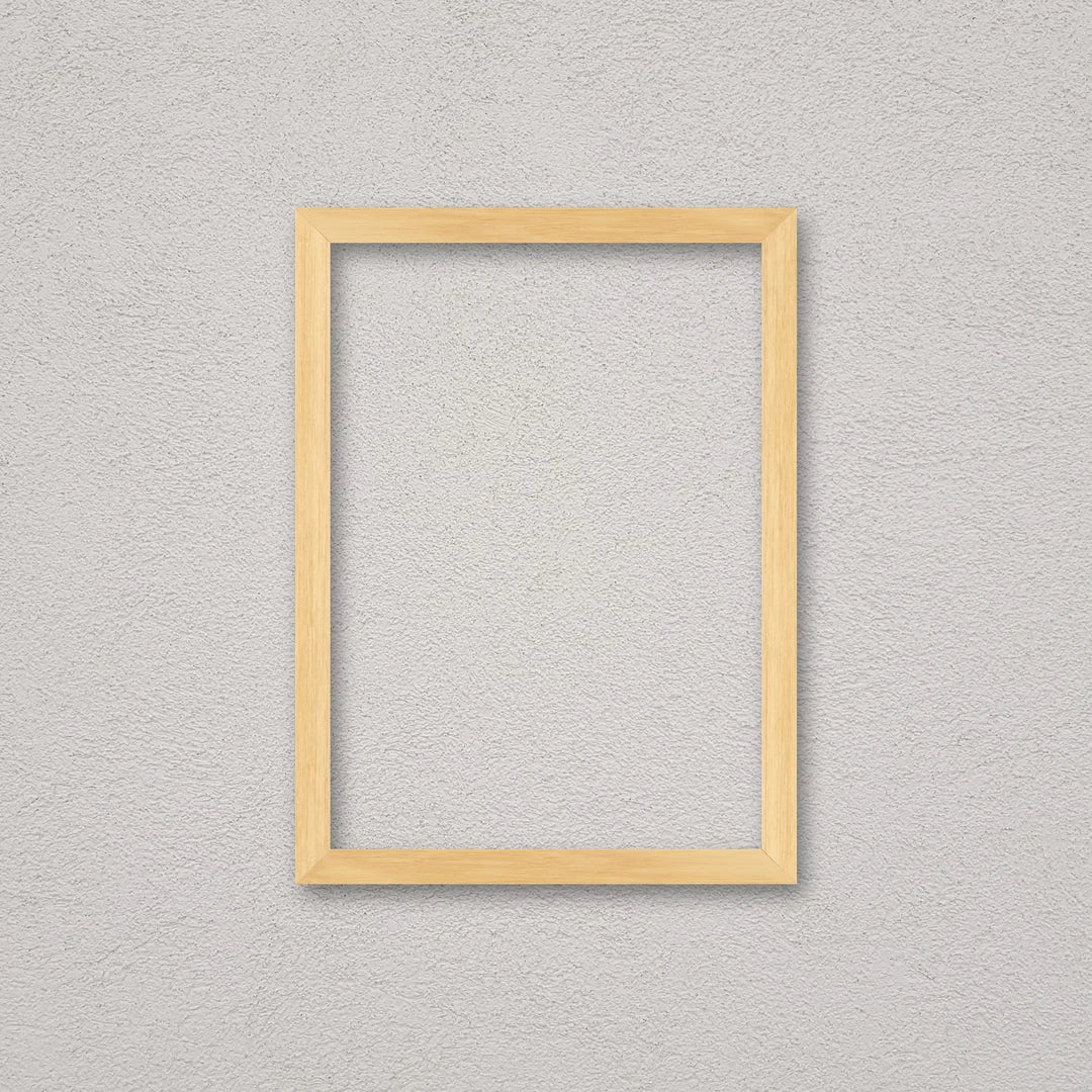 La cornice grezza 50×70 cm a parete: la cornice pronta per la tua immagine