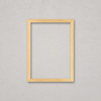 La cornice grezza 50×70 cm a parete: la cornice pronta per la tua immagine