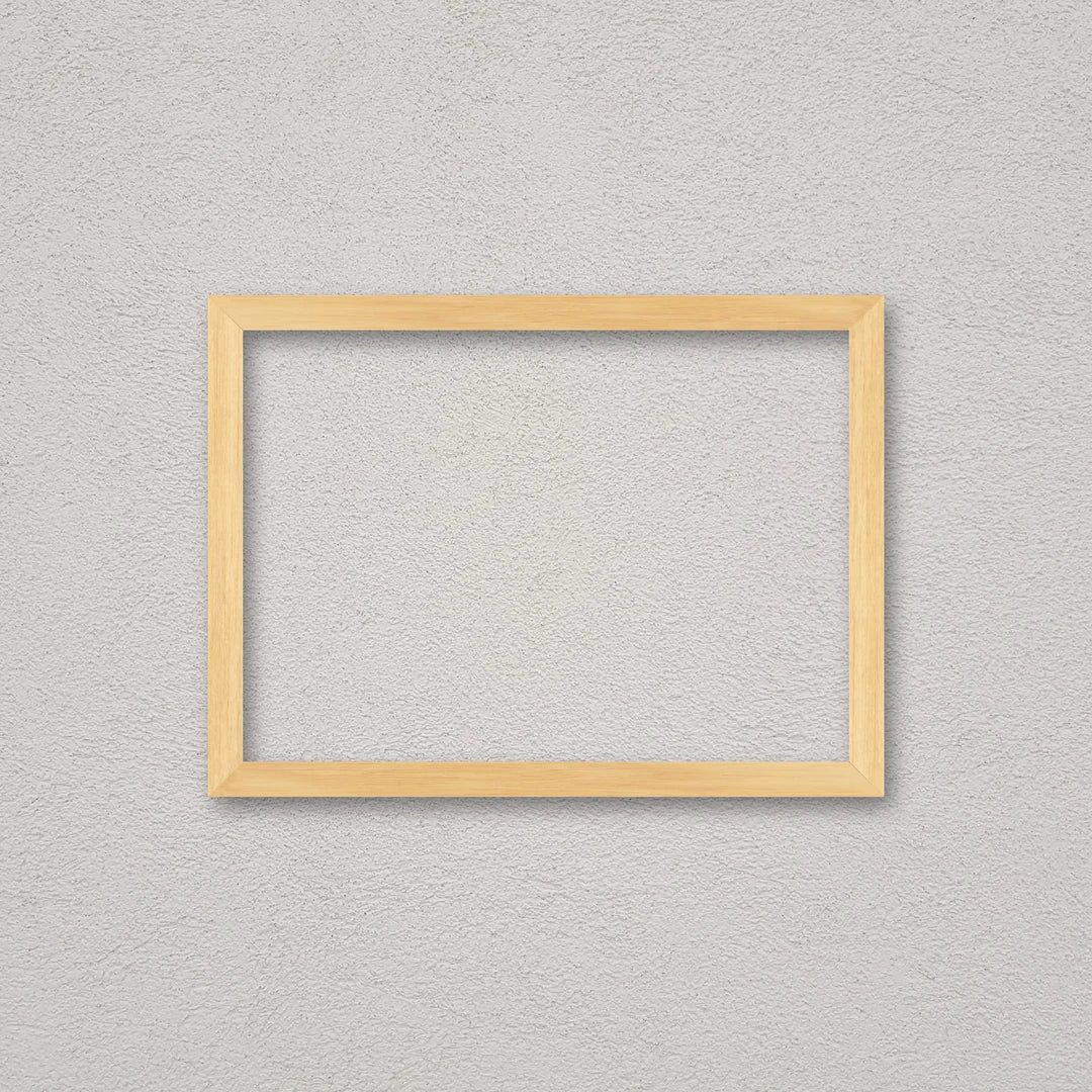 La cornice grezza 50×70 cm a parete di traverso: la cornice pronta per la tua immagine