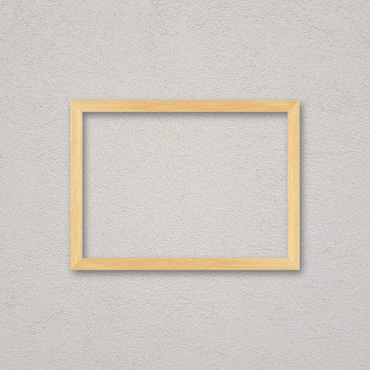 La cornice grezza 50×70 cm a parete di traverso: la cornice pronta per la tua immagine