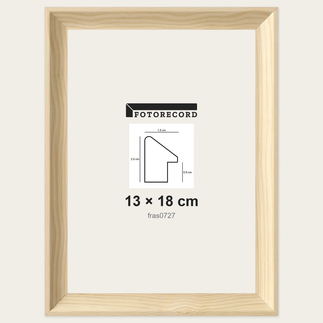 Cornici grezze fai-da-te 13x18 cm — Profilo sagomato 15x20 mm