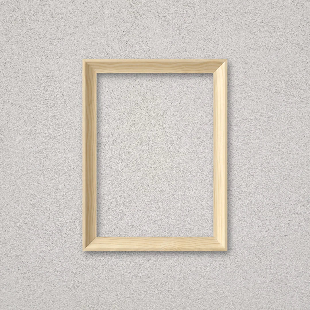 La cornice grezza 13×18 cm a parete: la cornice pronta per la tua immagine