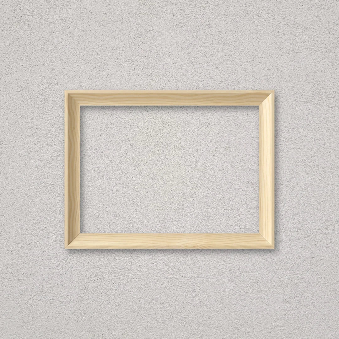 La cornice grezza 13×18 cm a parete di traverso: la cornice pronta per la tua immagine