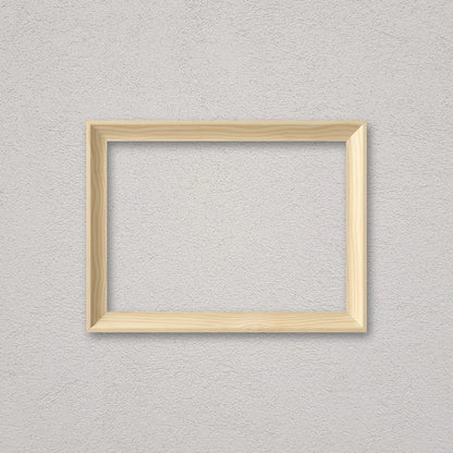 La cornice grezza 13×18 cm a parete di traverso: la cornice pronta per la tua immagine