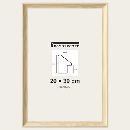 Cornici grezze fai-da-te 20x30 cm — Profilo sagomato 15x20 mm