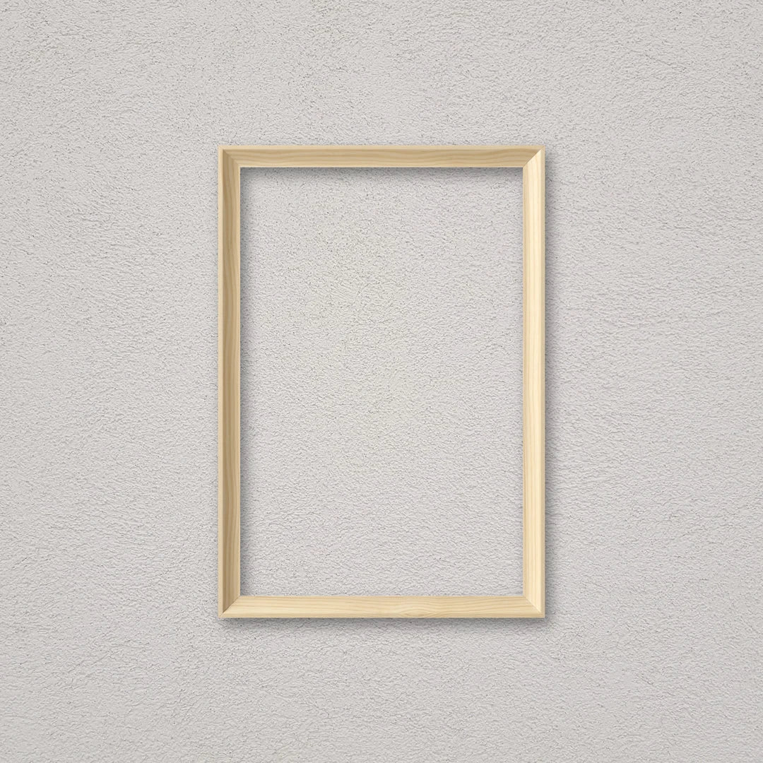 La cornice grezza 20×30 cm a parete: la cornice pronta per la tua immagine