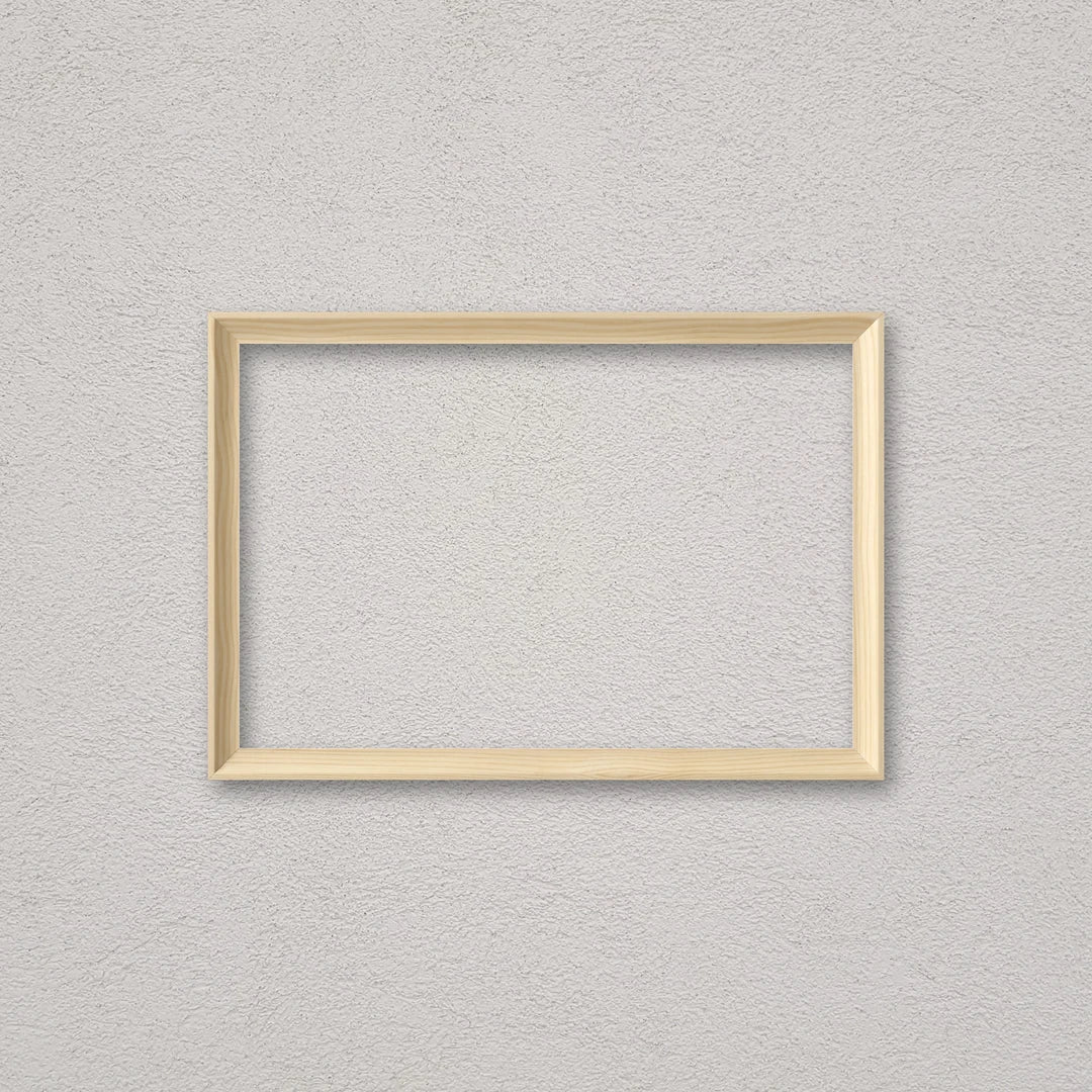 La cornice grezza 20×30 cm a parete di traverso: la cornice pronta per la tua immagine