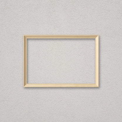 La cornice grezza 20×30 cm a parete di traverso: la cornice pronta per la tua immagine