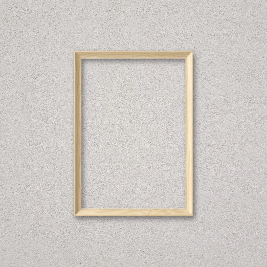 La cornice grezza 21×30 cm a parete: la cornice pronta per la tua immagine