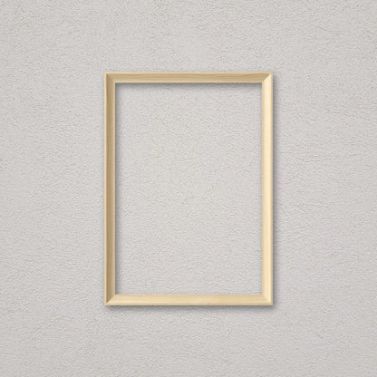 La cornice grezza 21×30 cm a parete: la cornice pronta per la tua immagine