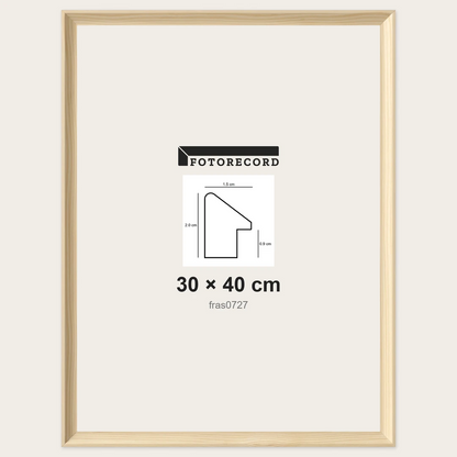 Cornici grezze fai-da-te 30x40 cm — Profilo sagomato 15x20 mm
