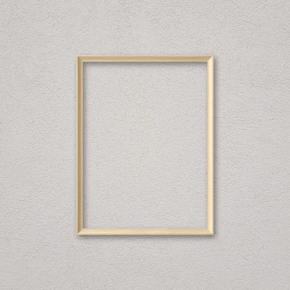 La cornice grezza 30×40 cm a parete: la cornice pronta per la tua immagine