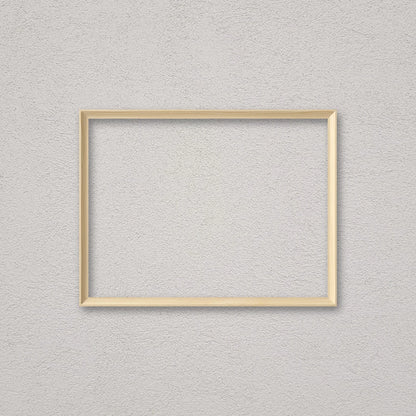 La cornice grezza 30×40 cm a parete di traverso: la cornice pronta per la tua immagine