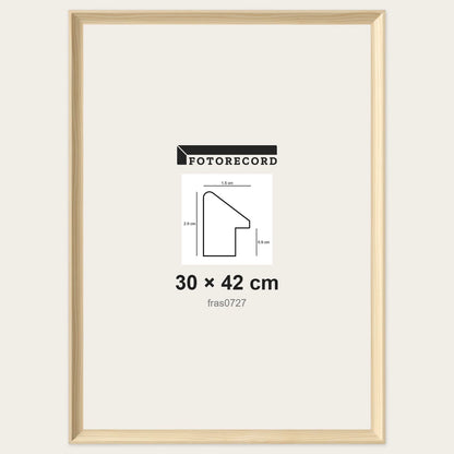 Cornici grezze fai-da-te 30x42 cm — Profilo sagomato 15x20 mm