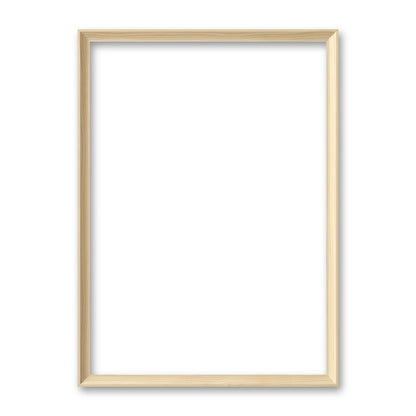La cornice grezza 30×42 cm su fondo bianco