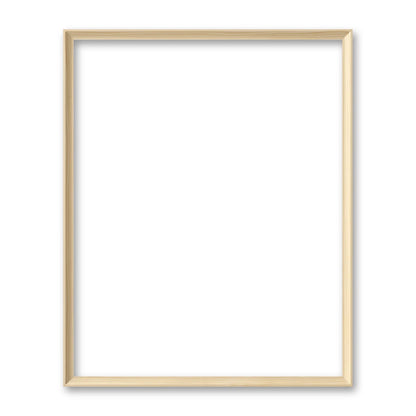 La cornice grezza 40×50 cm su fondo bianco