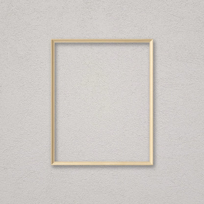 La cornice grezza 40×50 cm a parete: la cornice pronta per la tua immagine