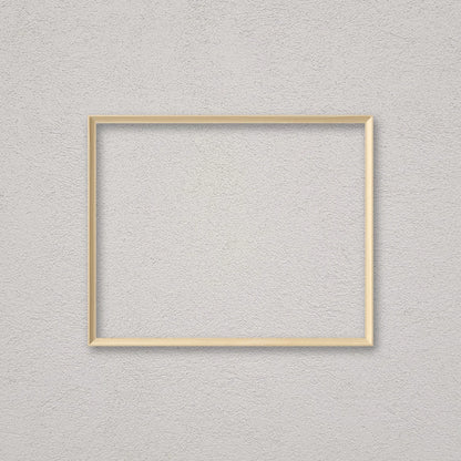 La cornice grezza 40×50 cm a parete di traverso: la cornice pronta per la tua immagine