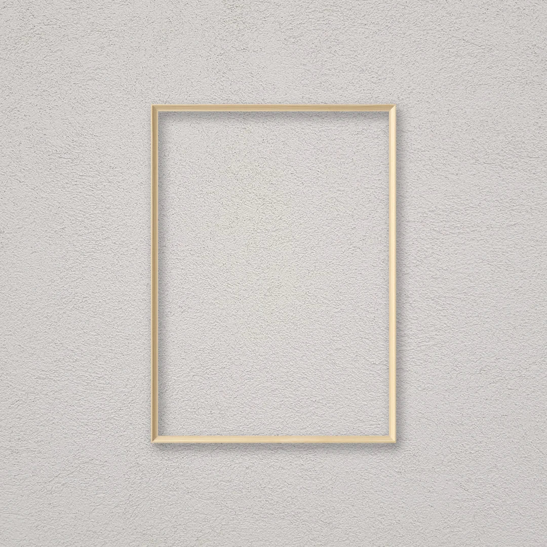 La cornice grezza 50×70 cm a parete: la cornice pronta per la tua immagine