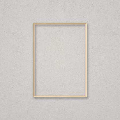 La cornice grezza 50×70 cm a parete: la cornice pronta per la tua immagine