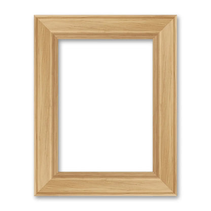 La cornice grezza 13×18 cm su fondo bianco