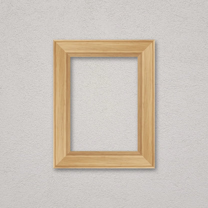 La cornice grezza 13×18 cm a parete: la cornice pronta per la tua immagine