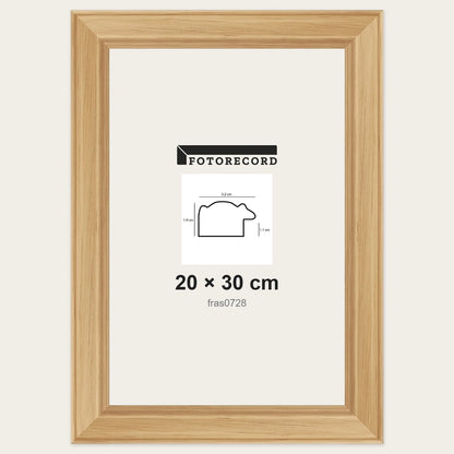 Cornici grezze fai-da-te 20x30 cm — Profilo sagomato 32x19 mm