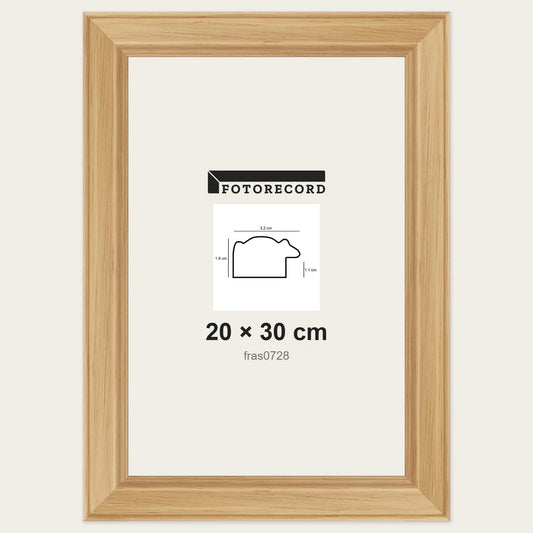 Cornici grezze fai-da-te 20x30 cm — Profilo sagomato 32x19 mm