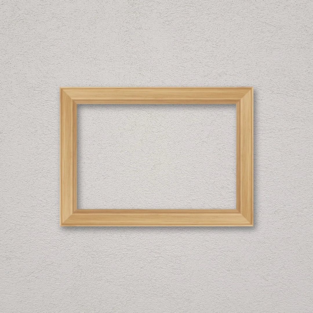 La cornice grezza 20×30 cm a parete di traverso: la cornice pronta per la tua immagine