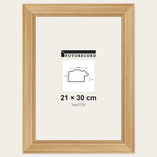 Cornici grezze fai-da-te 21x30 cm — Profilo sagomato 32x19 mm