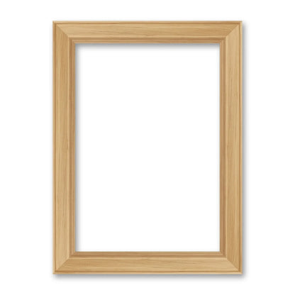 La cornice grezza 21×30 cm su fondo bianco