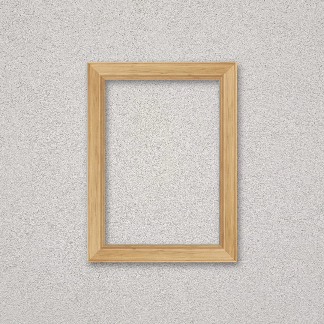 La cornice grezza 21×30 cm a parete: la cornice pronta per la tua immagine