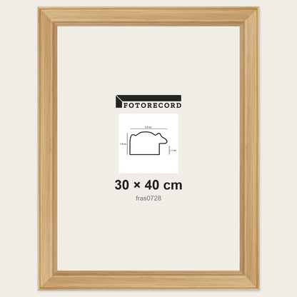Cornici grezze fai-da-te 30x40 cm — Profilo sagomato 32x19 mm