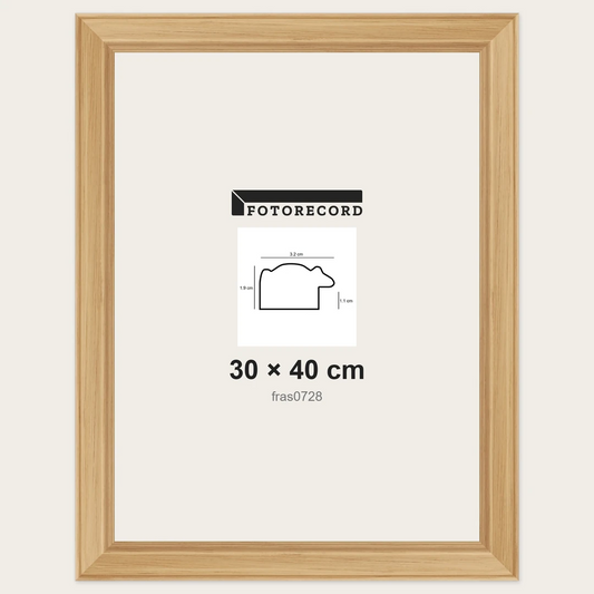 Cornici grezze fai-da-te 30x40 cm — Profilo sagomato 32x19 mm