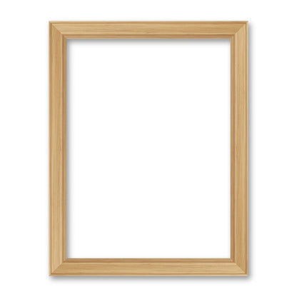 La cornice grezza 30×40 cm su fondo bianco