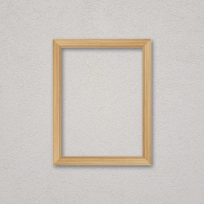 La cornice grezza 30×40 cm a parete: la cornice pronta per la tua immagine