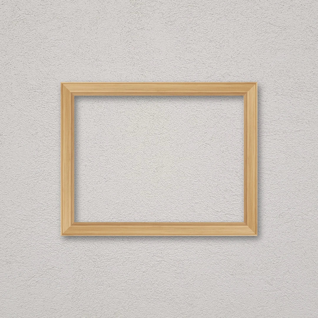 La cornice grezza 30×40 cm a parete di traverso: la cornice pronta per la tua immagine