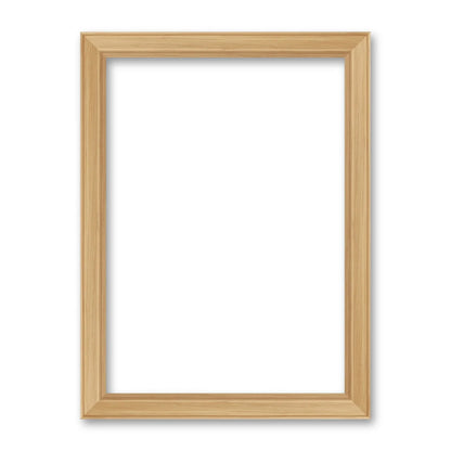La cornice grezza 30×42 cm su fondo bianco